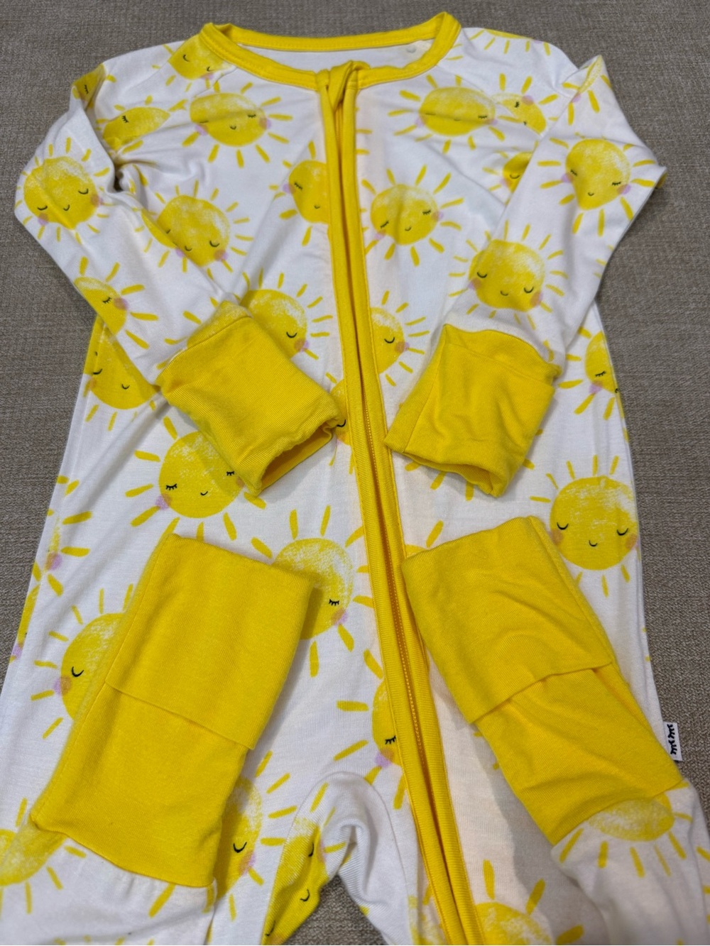 (NWOT) Little Sleepies Sunshine Zippy 6-12 Months - Picture 3 of 8